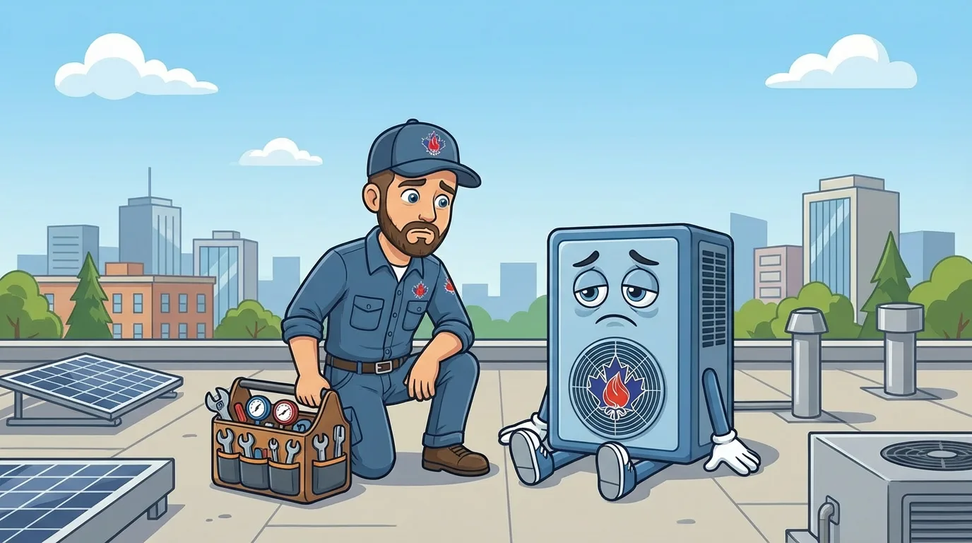 Commercial Rooftop Unit Down in the Heat: An Abbotsford Owner's Triage Guide