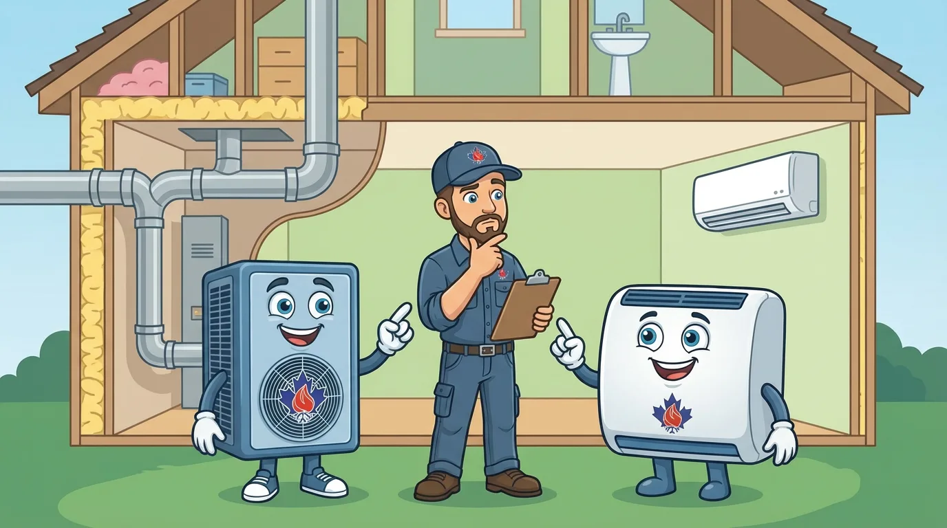 Ducted vs. Ductless Heat Pump: The Langley Decision Guide