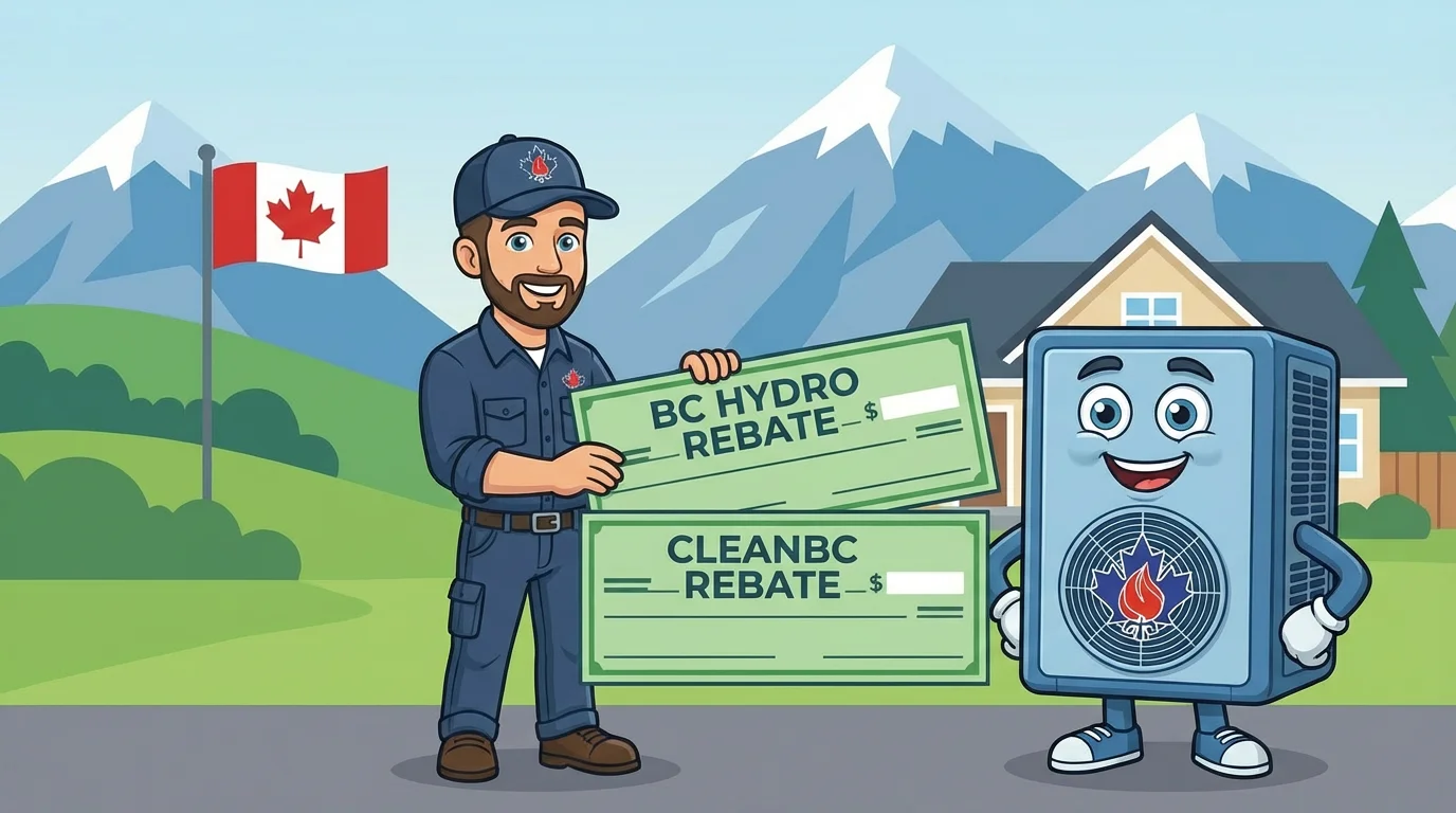 Stacking BC Hydro and CleanBC Heat Pump Rebates: A Surrey Homeowner's Walkthrough