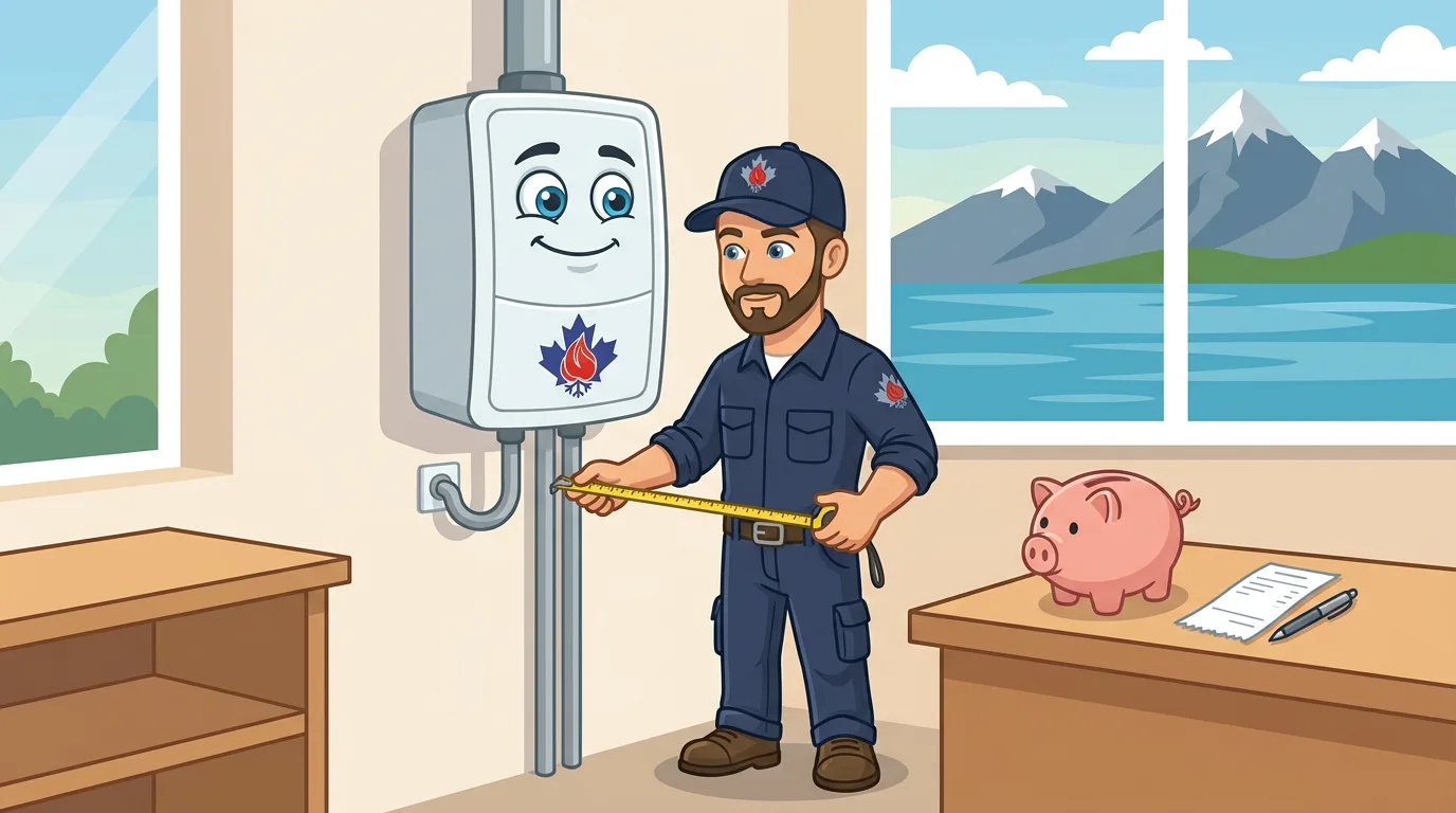Tankless Water Heater Cost in BC (2026): Unit, Gas Line, Venting and Permits