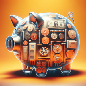 Piggy Bank Rebates no words square