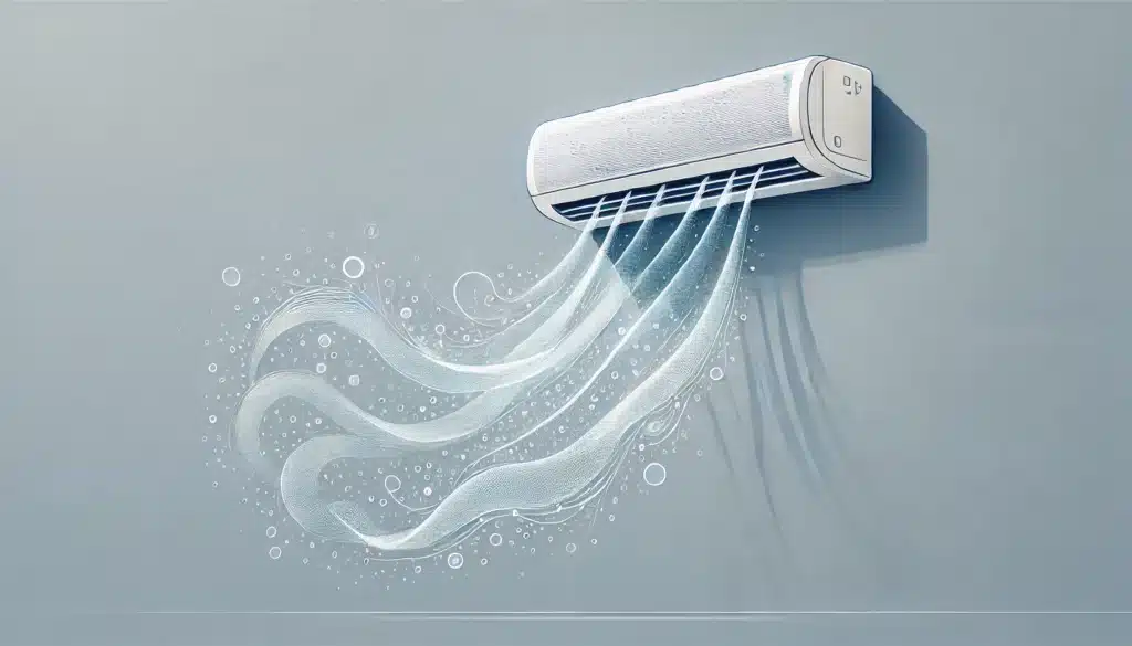 aircon unit blowing air