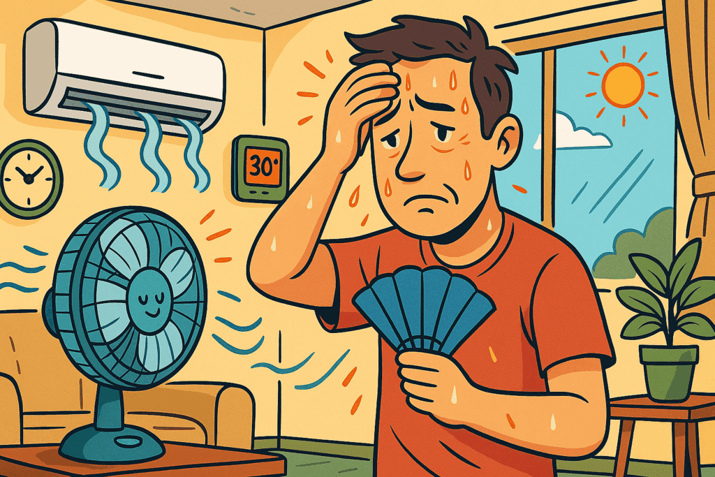 Top AC is not cooling